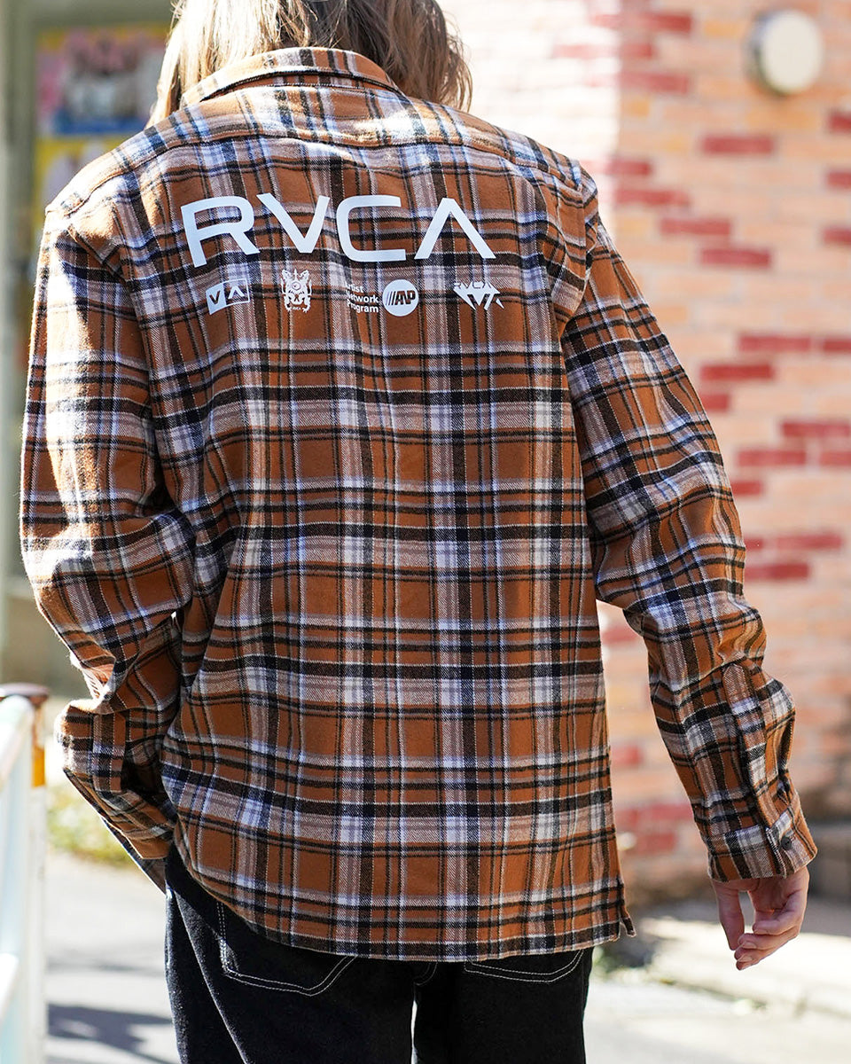 【OUTLET】RVCA メンズ RVCA PRINT SHIRT ジャケット【2023年秋冬モデル】