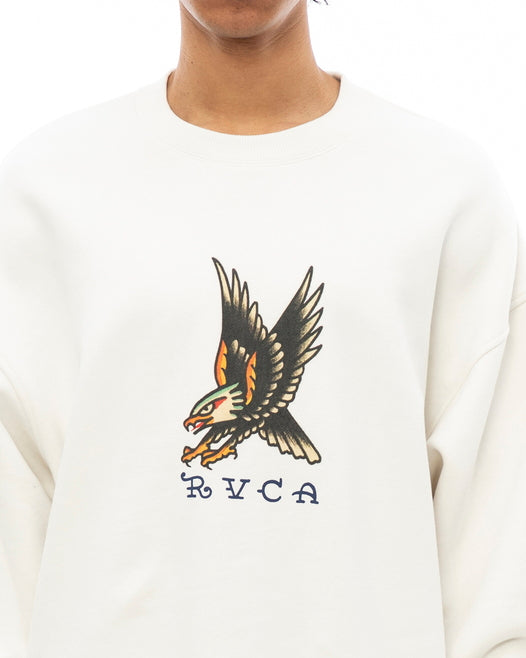 【OUTLET】RVCA メンズ EAGLE CR トレーナー【2023年秋冬モデル】