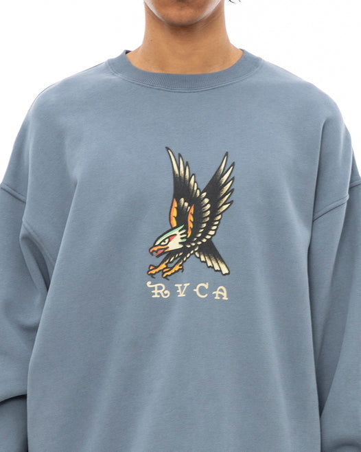 【OUTLET】RVCA メンズ EAGLE CR トレーナー【2023年秋冬モデル】