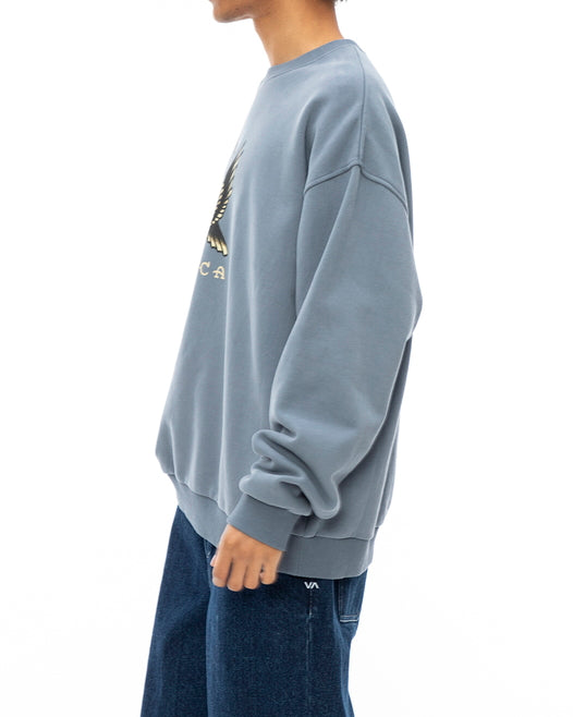 【OUTLET】RVCA メンズ EAGLE CR トレーナー【2023年秋冬モデル】