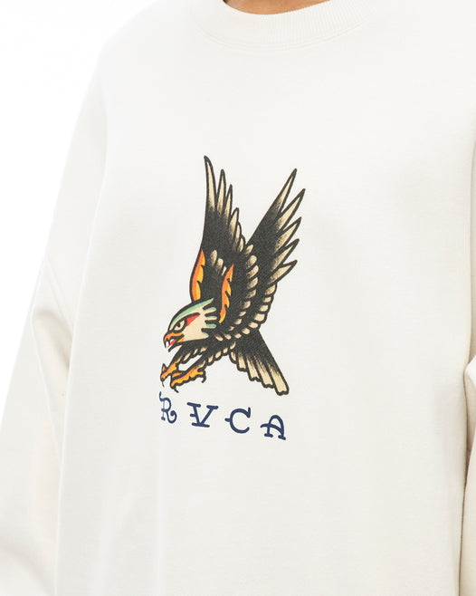 【OUTLET】RVCA メンズ EAGLE CR トレーナー【2023年秋冬モデル】