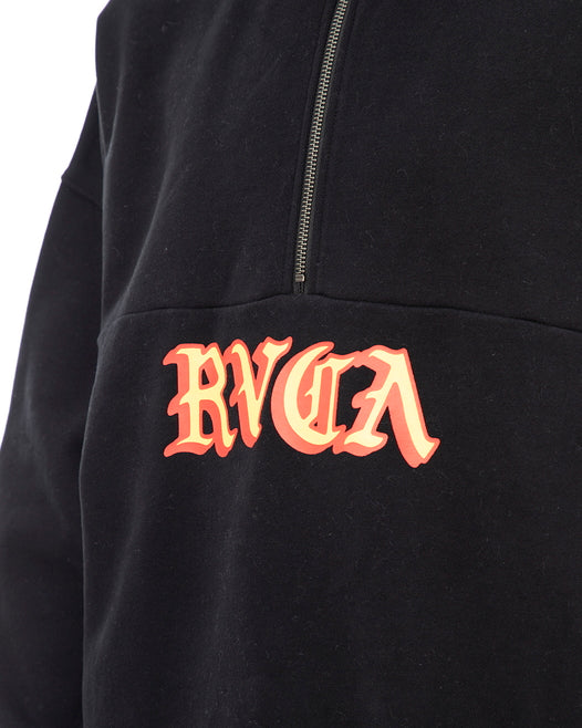 【OUTLET】RVCA メンズ SCRIPT ZIP トレーナー【2023年秋冬モデル】