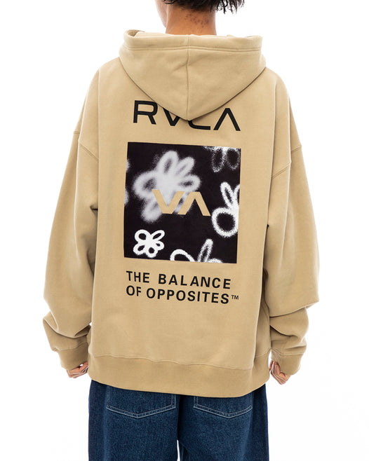 【OUTLET】RVCA メンズ HI SPEED FLORAL HOODIE パーカー【2023年秋冬モデル】