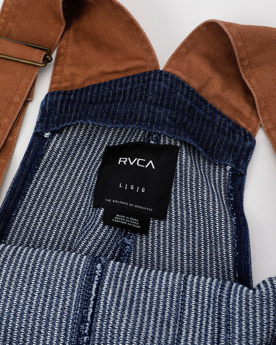 【OUTLET】【直営店限定】RVCA メンズ 【CHAINMAIL】 CHAINMAIL OVERALL ロングパンツ【2023年冬モデル】