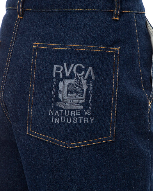 【OUTLET】RVCA メンズ CLUTCH DENIM デニムパンツ【2023年秋冬モデル】