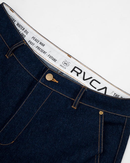 【OUTLET】RVCA メンズ CLUTCH DENIM デニムパンツ【2023年秋冬モデル】