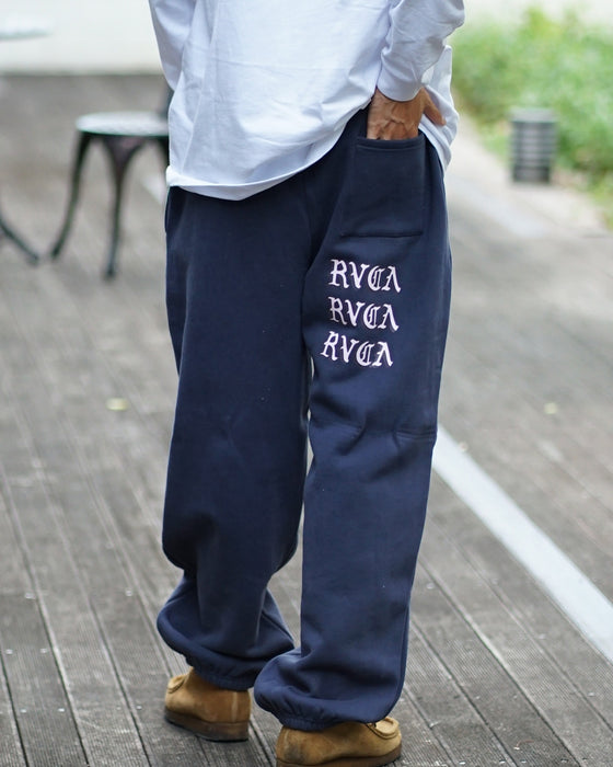 【OUTLET】RVCA メンズ SCRIPT PANT スウェットパンツ【2023年秋冬モデル】