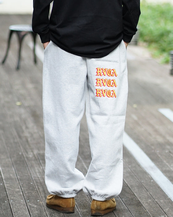 【OUTLET】RVCA メンズ SCRIPT PANT スウェットパンツ【2023年秋冬モデル】