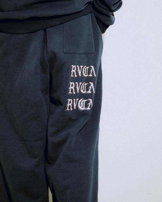 【OUTLET】RVCA メンズ SCRIPT PANT スウェットパンツ【2023年秋冬モデル】