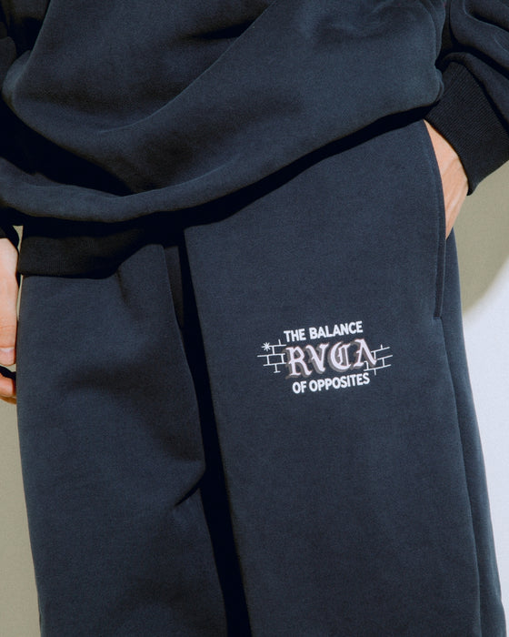 【OUTLET】RVCA メンズ SCRIPT PANT スウェットパンツ【2023年秋冬モデル】