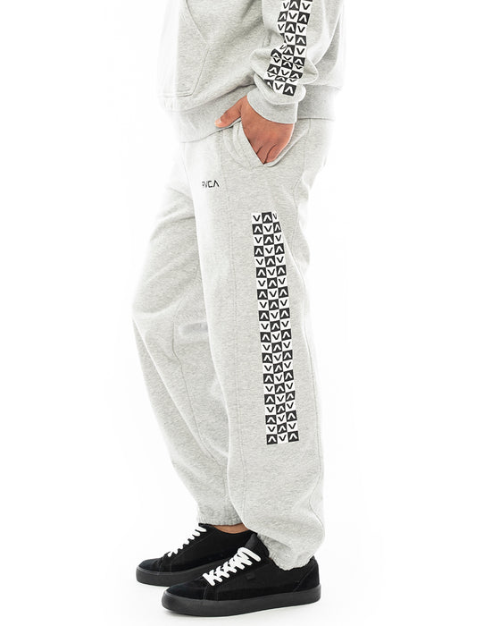 【2 BUY 20％OFF】【OUTLET】RVCA メンズ CHECKER SWEAT PANTS スウェットパンツ【2023年冬モデル】