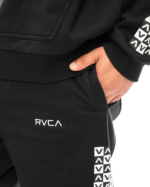 【2 BUY 20％OFF】【OUTLET】RVCA メンズ CHECKER SWEAT PANTS スウェットパンツ【2023年冬モデル】