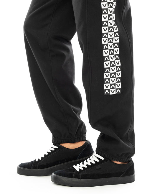 【2 BUY 20％OFF】【OUTLET】RVCA メンズ CHECKER SWEAT PANTS スウェットパンツ【2023年冬モデル】