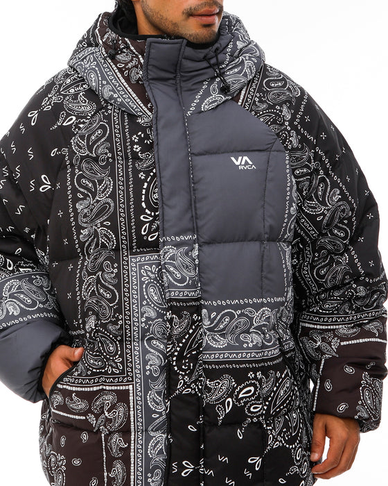 【OUTLET】RVCA メンズ ADVANCED PUFFER JACKET ダウンジャケット【2023年秋冬モデル】