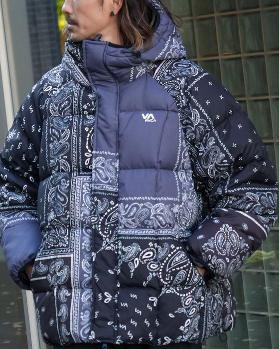 OUTLET】RVCA メンズ ADVANCED PUFFER JACKET ダウンジャケット【2023年秋冬モデル】