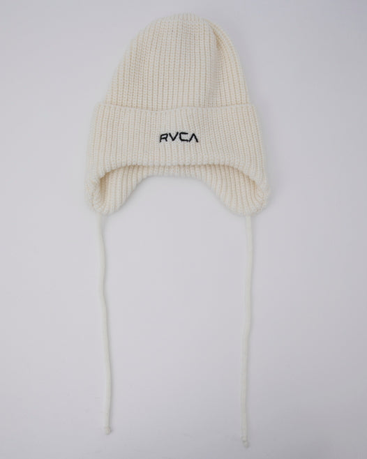 【OUTLET】RVCA メンズ BIG RVCA EARFLAP BEANIE ビーニー【2023年冬モデル】