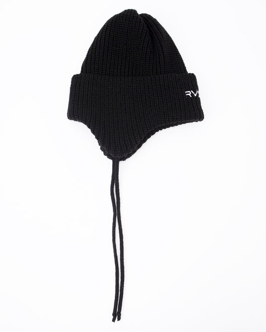 【OUTLET】RVCA メンズ BIG RVCA EARFLAP BEANIE ビーニー【2023年冬モデル】