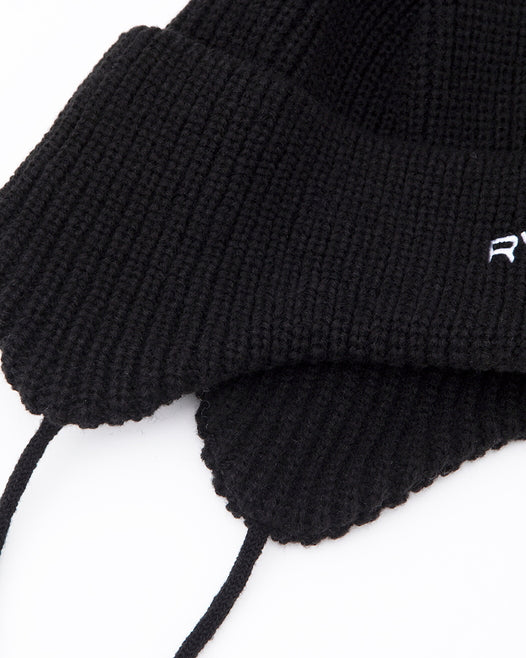 【OUTLET】RVCA メンズ BIG RVCA EARFLAP BEANIE ビーニー【2023年冬モデル】