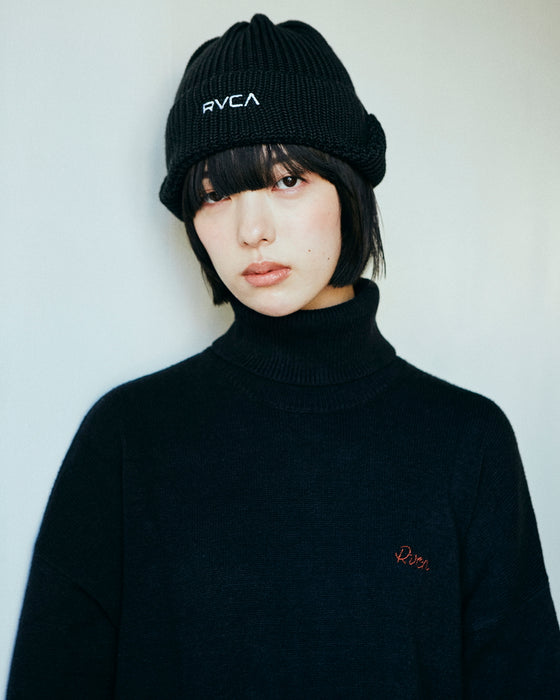 【OUTLET】RVCA メンズ BIG RVCA EARFLAP BEANIE ビーニー【2023年冬モデル】