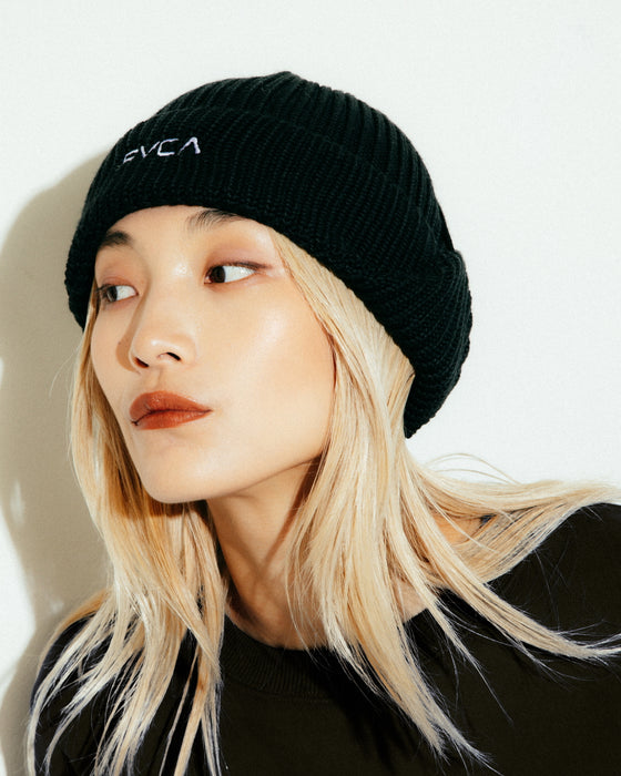 【OUTLET】RVCA メンズ BIG RVCA EARFLAP BEANIE ビーニー【2023年冬モデル】