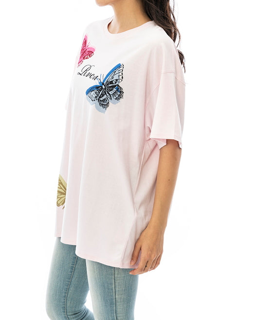 【OUTLET】【オンライン限定】RVCA レディース 【ROSE NAMAJUNAS】 WINGS SS Ｔシャツ【2023年夏モデル】