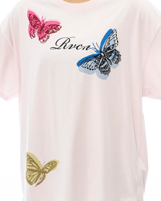 【OUTLET】【オンライン限定】RVCA レディース 【ROSE NAMAJUNAS】 WINGS SS Ｔシャツ【2023年夏モデル】