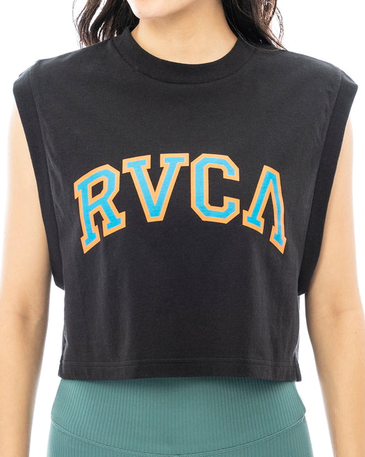 【OUTLET】RVCA レディース ARCHED RVCA TANKTOP タンクトップ【2023年夏モデル】