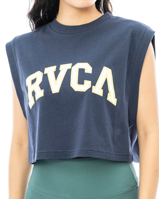 【OUTLET】RVCA レディース ARCHED RVCA TANKTOP タンクトップ【2023年夏モデル】