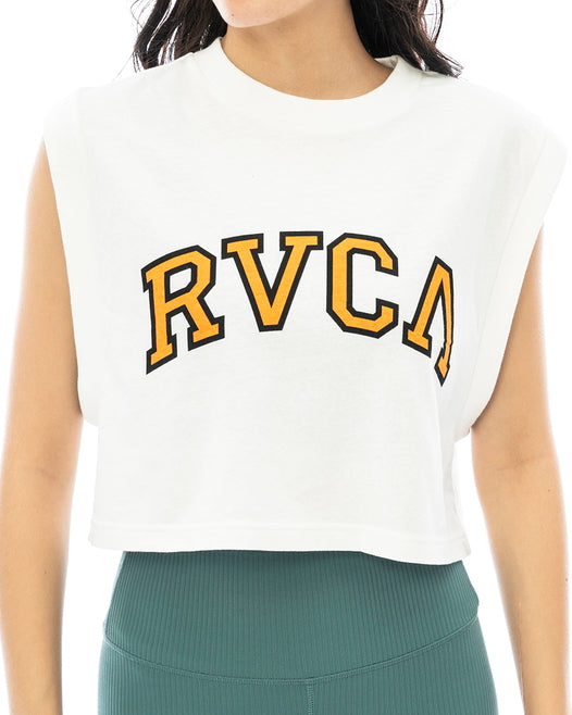 【OUTLET】RVCA レディース ARCHED RVCA TANKTOP タンクトップ【2023年夏モデル】