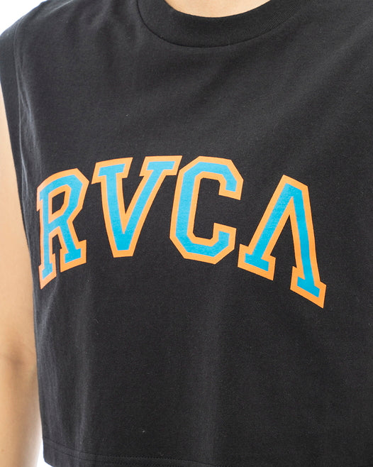 【OUTLET】RVCA レディース ARCHED RVCA TANKTOP タンクトップ【2023年夏モデル】