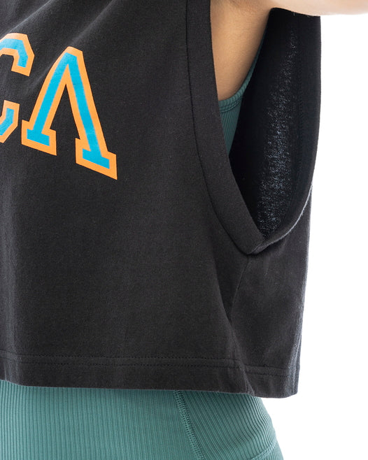 【OUTLET】RVCA レディース ARCHED RVCA TANKTOP タンクトップ【2023年夏モデル】