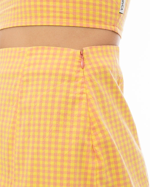 【OUTLET】RVCA レディース BRIGHTSIDE SKIRT スカート【2023年春夏モデル】