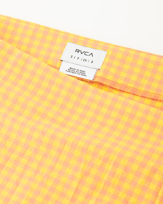 【OUTLET】RVCA レディース BRIGHTSIDE SKIRT スカート【2023年春夏モデル】