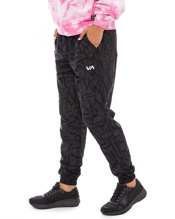 【OUTLET】【直営店限定】RVCA レディース 【ROSE NAMAJUNAS】 THUG ROSE TRACK PANT ロングパンツ【2023年春夏モデル】