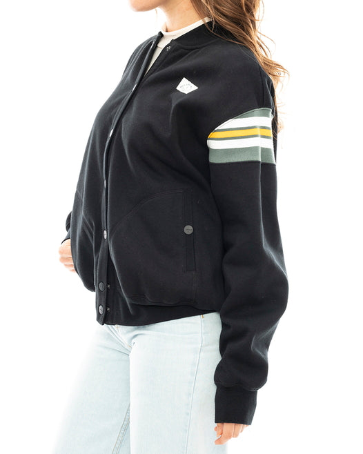 【OUTLET】【直営店限定】RVCA レディース 【ROSE MACHADO】 HONOR ROLL FLEECE スウェットジャケット【2023年冬モデル】