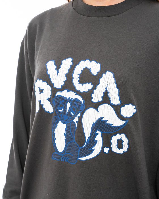 【OUTLET】RVCA レディース WHOOPSEY LOOSE FIT C トレーナー【2023年秋冬モデル】