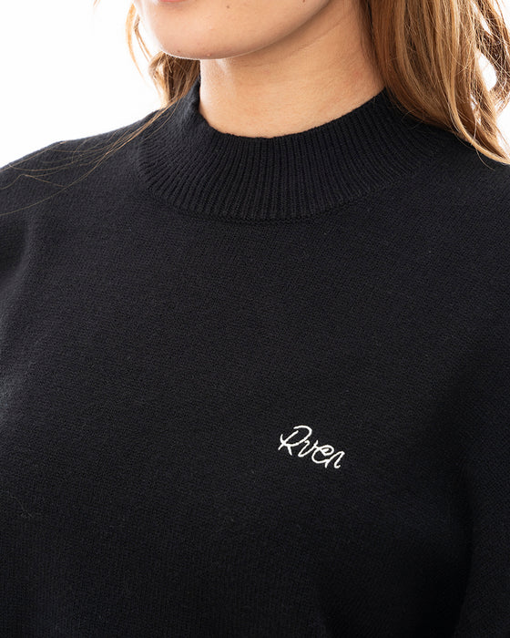 【OUTLET】RVCA レディース SMALL RVCA KNIT セーター【2023年秋冬モデル】