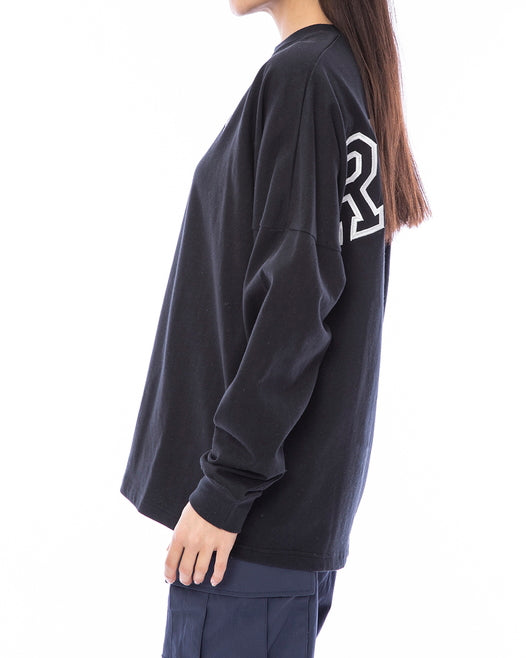 【OUTLET】RVCA レディース ARCHED FAKE RVCA LS ロンＴ【2023年秋冬モデル】