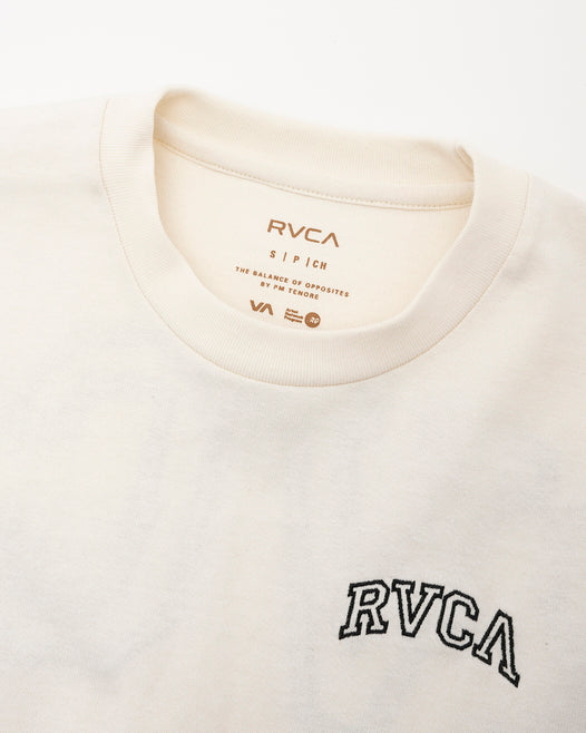 【OUTLET】RVCA レディース ARCHED FAKE RVCA LS ロンＴ【2023年秋冬モデル】