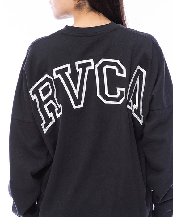 【OUTLET】RVCA レディース ARCHED FAKE RVCA LS ロンＴ【2023年秋冬モデル】