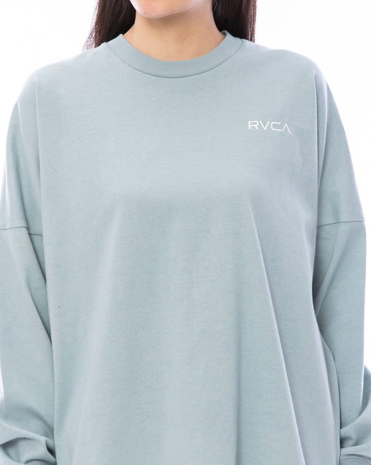 【OUTLET】RVCA レディース BANDANA BOX LOGO LS ロンＴ【2023年秋冬モデル】