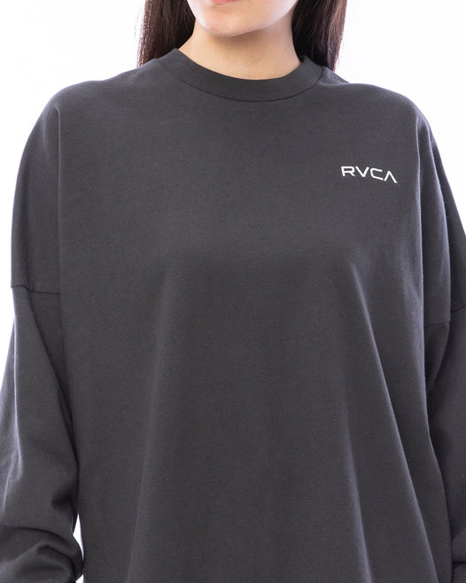 【OUTLET】RVCA レディース BANDANA BOX LOGO LS ロンＴ【2023年秋冬モデル】