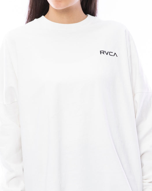 【OUTLET】RVCA レディース BANDANA BOX LOGO LS ロンＴ【2023年秋冬モデル】