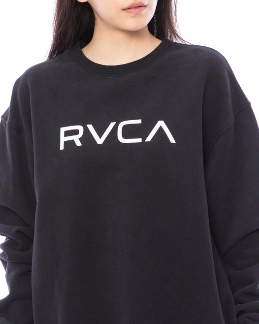 【OUTLET】RVCA レディース BIG RVCA CREW トレーナー【2023年秋冬モデル】