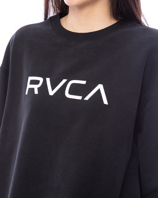 【OUTLET】RVCA レディース BIG RVCA CREW トレーナー【2023年秋冬モデル】