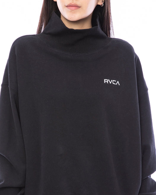 【OUTLET】RVCA レディース BADGE RVCA TURTLE FLEECE トレーナー【2023年秋冬モデル】