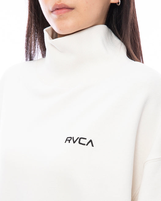 【OUTLET】RVCA レディース BADGE RVCA TURTLE FLEECE トレーナー【2023年秋冬モデル】