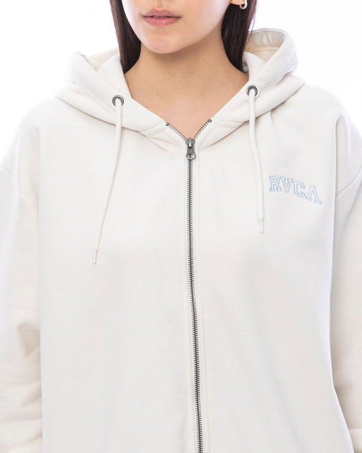 【OUTLET】RVCA レディース ARCHED RVCA ZIP HOODIE パーカー【2023年秋冬モデル】