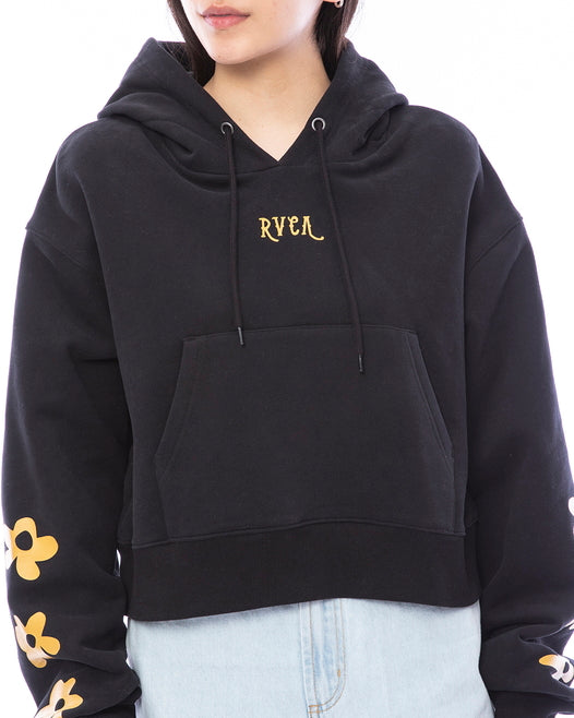 【OUTLET】RVCA レディース DAISY CROPPED HOODIE パーカー【2023年秋冬モデル】