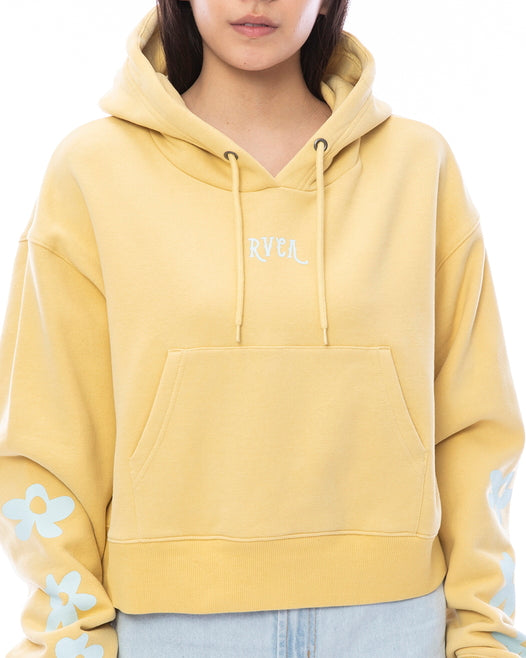 【OUTLET】RVCA レディース DAISY CROPPED HOODIE パーカー【2023年秋冬モデル】